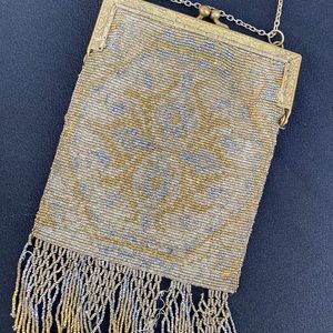Made In France vintage antique 1920’s beaded purse